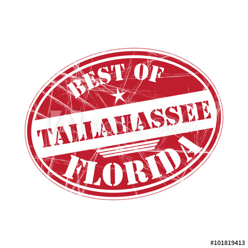 500x500 Best Of Tallahassee Vector Rubber Stamp