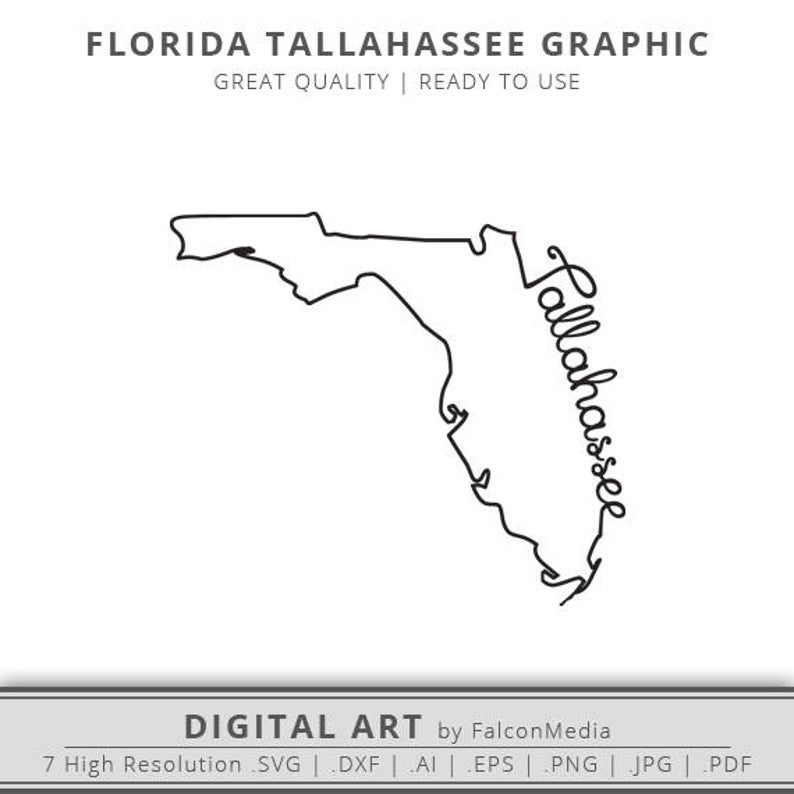 794x794 Florida Tallahassee Tallahassee Florida Etsy
