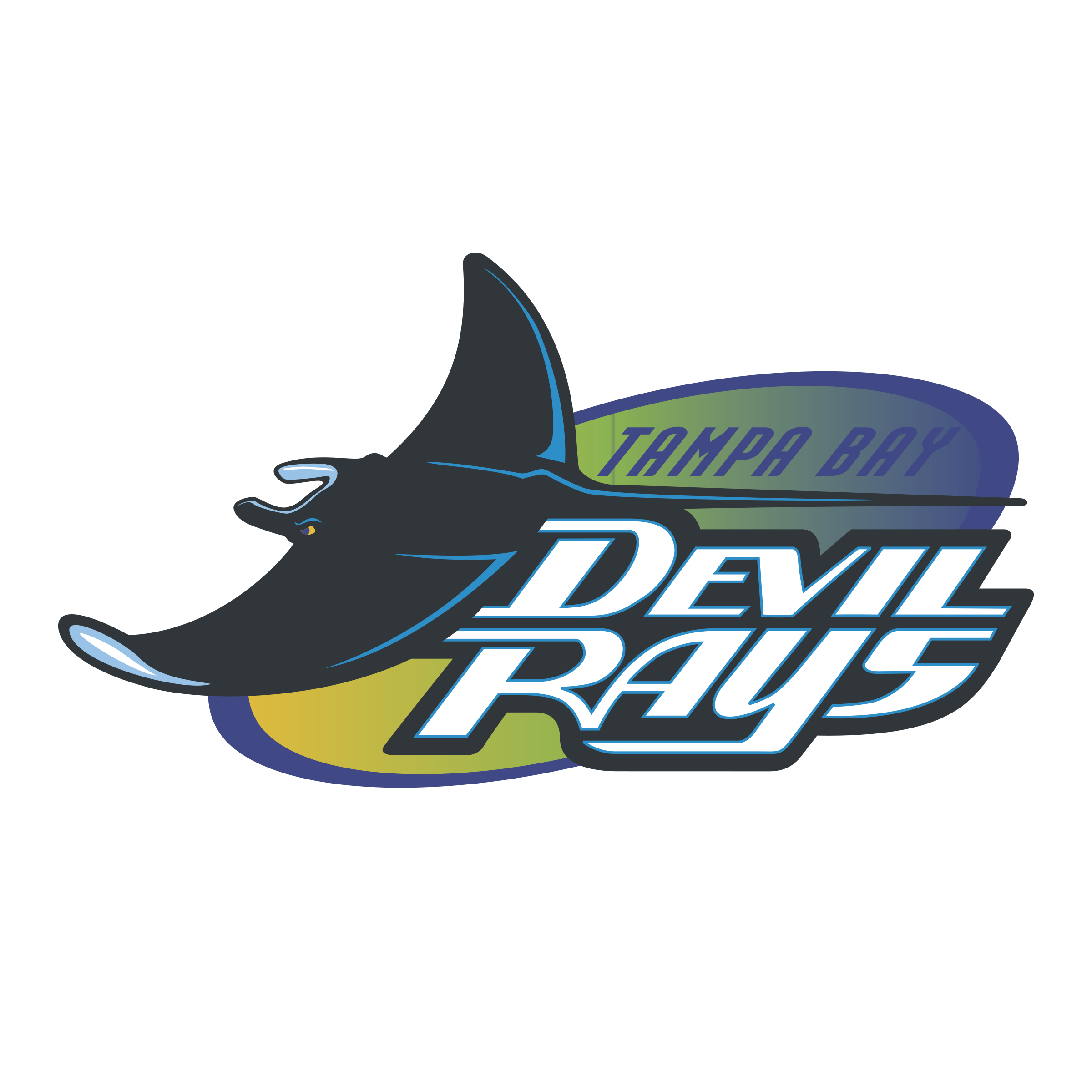 2400x2400 Tampa Bay Devil Rays Logo Png Transparent Vector