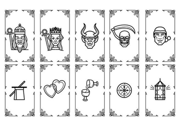 352x247 Tarot Vector Cards Free Vector Download Cannypic