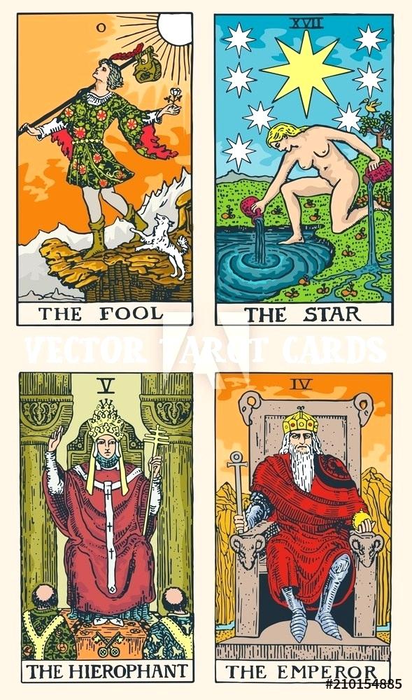 589x1000 Vector Template Ornament For Tarot And Playing Cards Print Custom