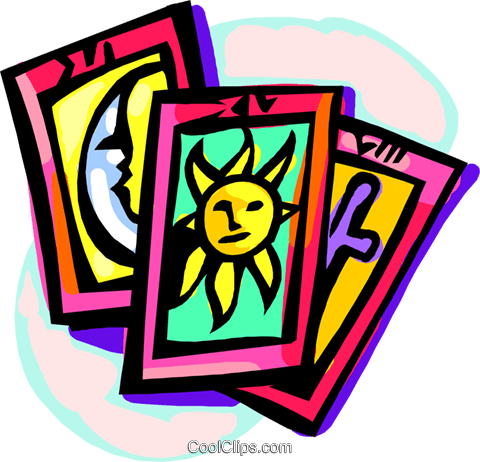 480x462 Tarot Cards Royalty Free Vector Clip Art Illustration