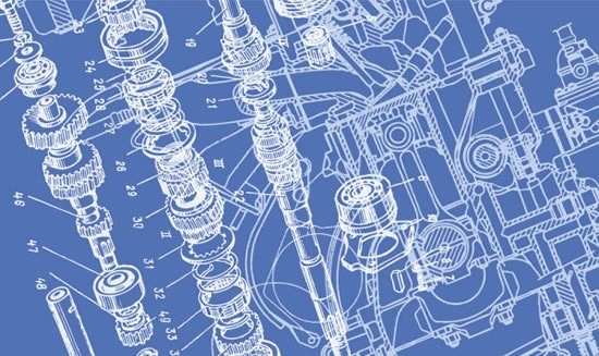 550x327 Industrial Technical Drawing Vector Free Vector Download