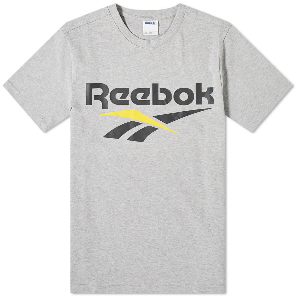 1000x1000 Reebok Vector Tee Grey Heather Black End