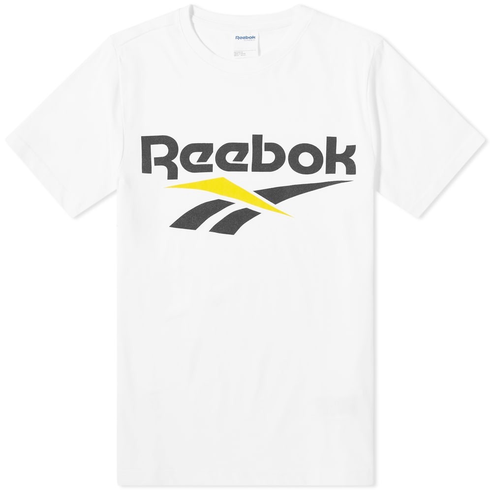 1000x1000 Reebok Vector Tee White Black End