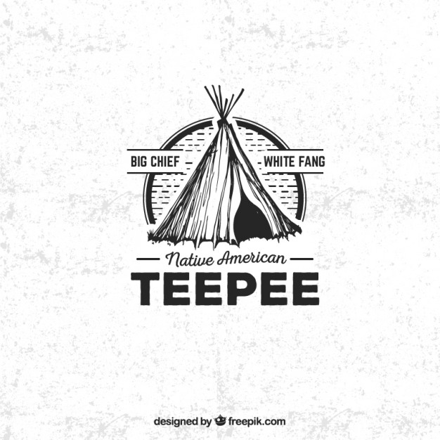 626x626 Teepee Badge Vector Free Download