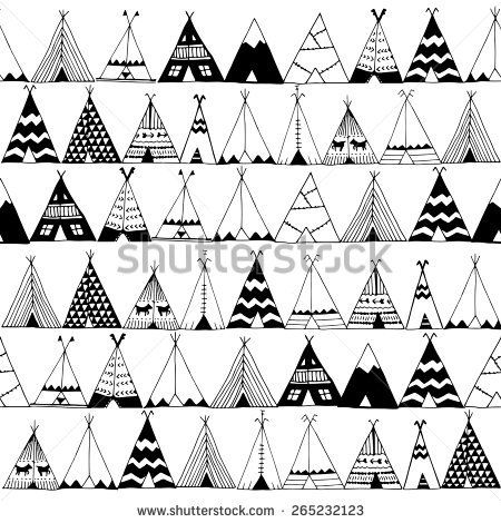 450x470 Teepee Native American Summer Tent Illustration In Vector Just