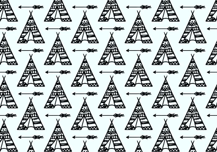 700x490 Tee Pee Pattern Free Vector Crochet Teepee