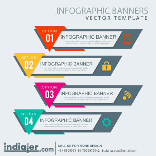 Infographic Banner Vector Template 500x500 Infographic Banner Vector Template