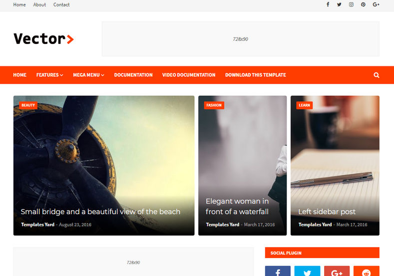 Vector Blogger Template Blogspot Templates 789x553 Vector Blogger Template Blogspot Templates