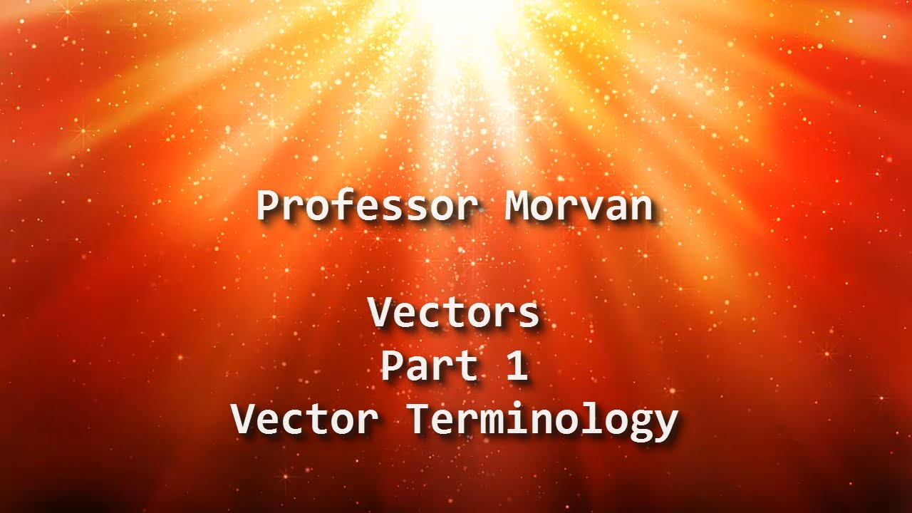 1280x720 Math Part Vector Terminology