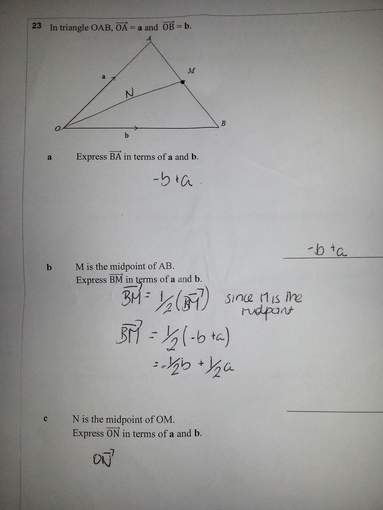 1224x1632 Express The Midpoint Of A Vector