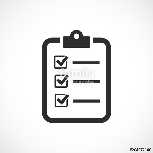 500x500 Test Quiz Vector Icon Stock Image And Royalty Free Vector