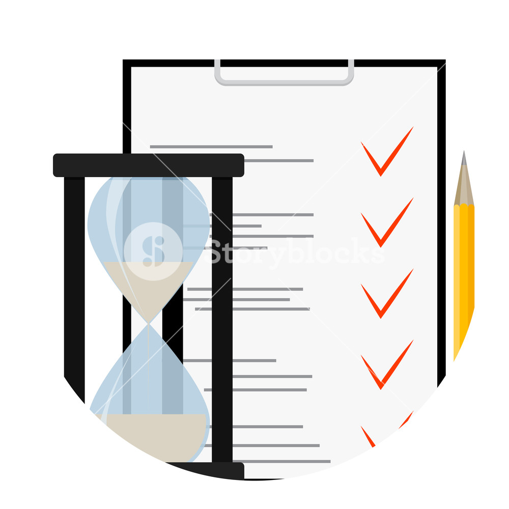 1000x1000 Exam Test Questionnaire Icon Choice Check Mark Quiz, Vector