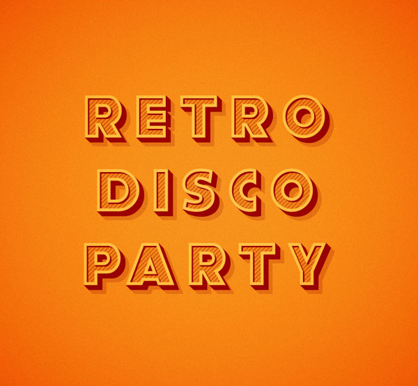 How To Create A Retro Text Effect In Adobe Illustrator 600x554 How To Create A Retro Text Effect In Adobe Illustrator