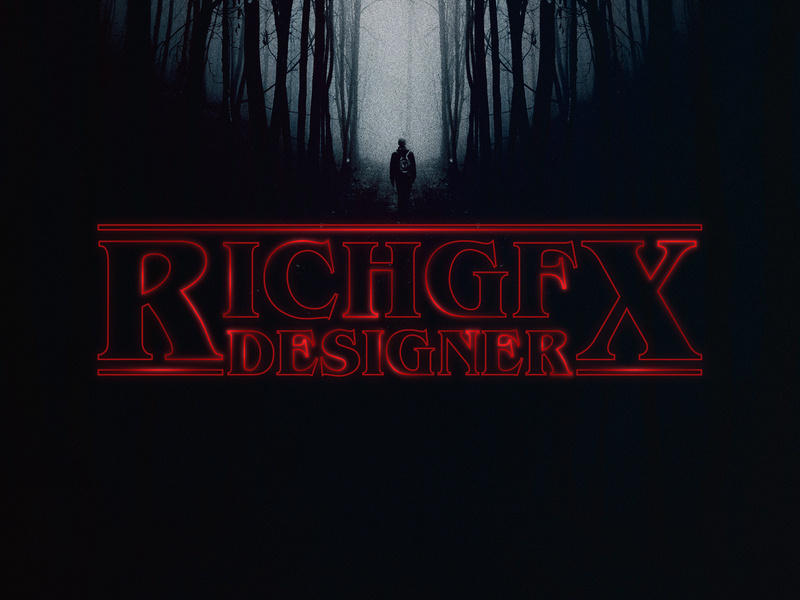 Stranger Things Text Effect In Adobe Illustrator 800x600 Stranger Things Text Effect In Adobe Illustrator