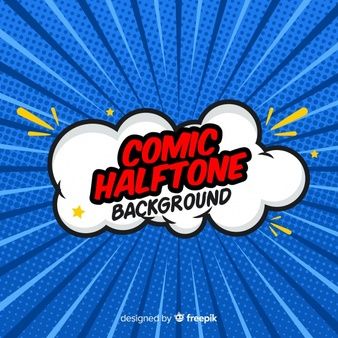 338x338 Beautiful Abstract Comic Background Illustration Vector Free