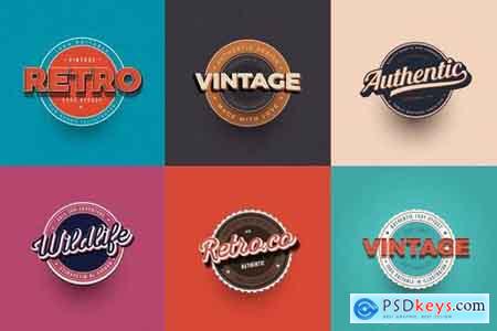 450x300 Vintage Text Effects For Illustrator Free Download Photoshop