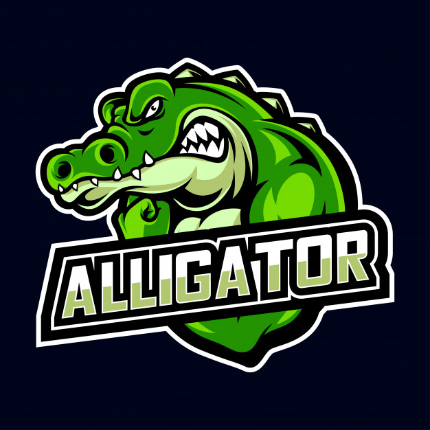 626x626 Crocodile Sport And Esport Logo Vector Premium Download