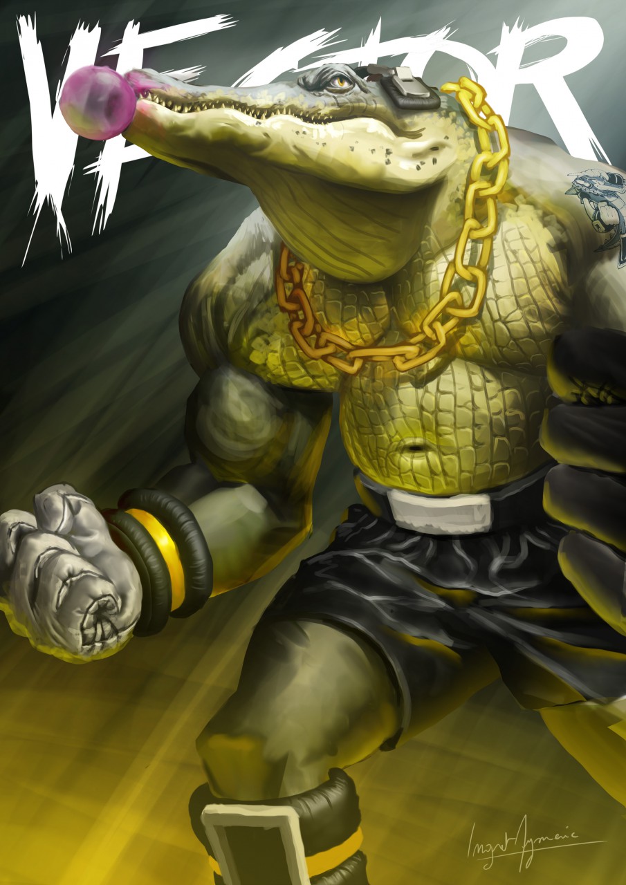 905x1280 Vector The Crocodile