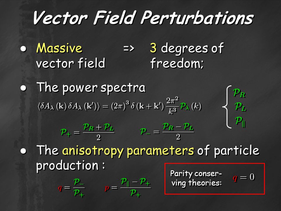 960x720 The Curvature Perturbation From Vector Fields The Vector Curvaton