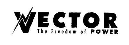499x174 V Vector The Freedom Of Power Trademark Of Vector Products, Inc