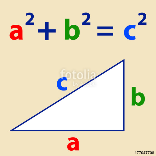 500x500 Pythagoras Theorem Vector Stock Image And Royalty Free Vector