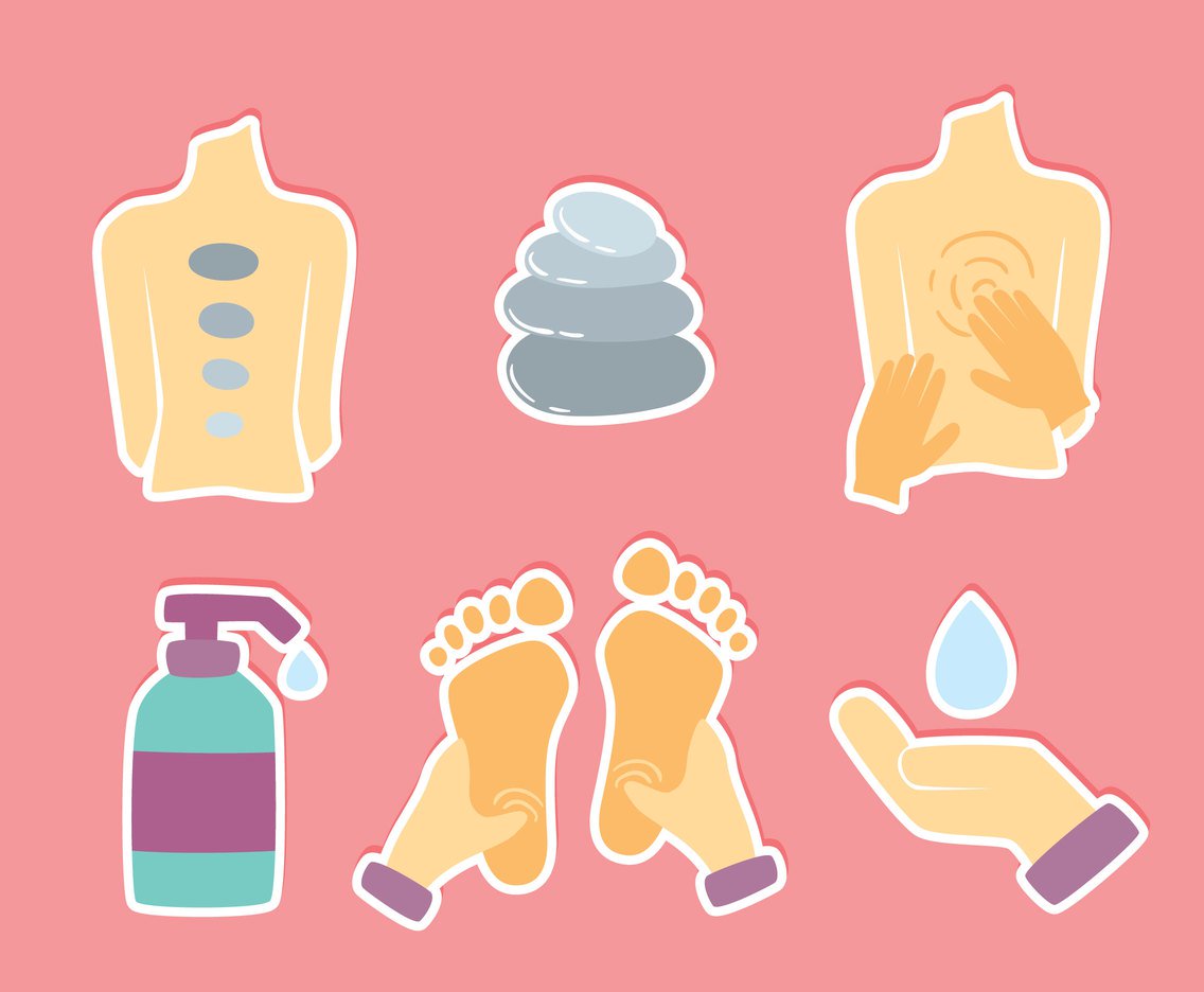 1136x936 Body Massage Therapy Vectors Vector Art Graphics