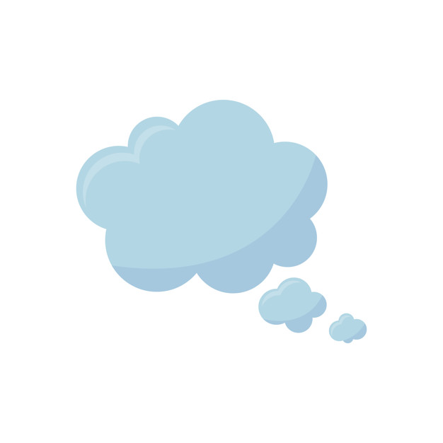 626x626 Thought Bubble Vector Free Download
