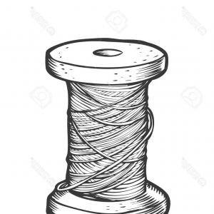 300x300 Photostock Vector Spool Of Thread Vector Isolated Illustration