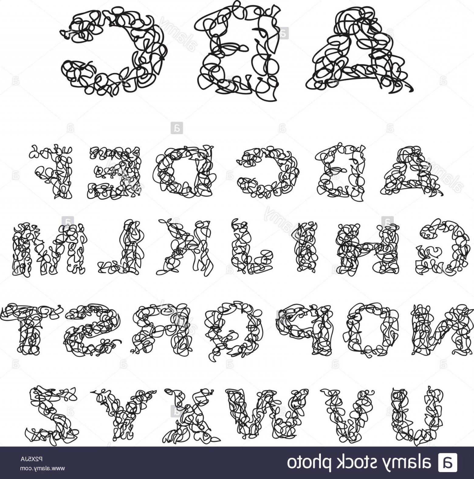 1560x1576 Vector Hand Drawn Thread Alphabet Image Cqrecords
