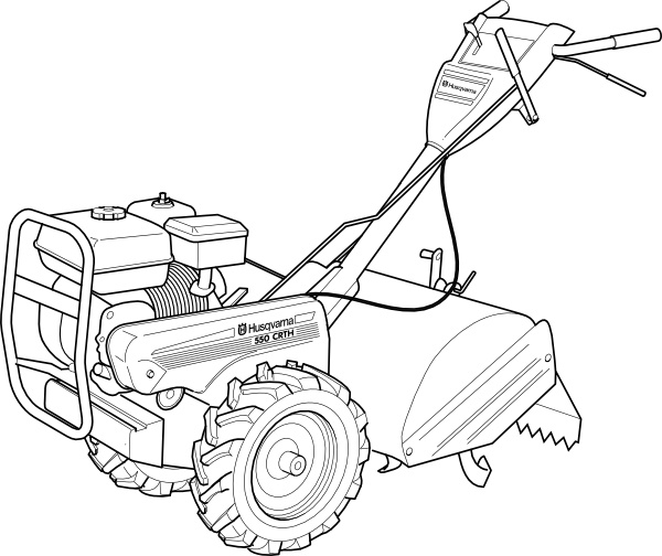 600x504 Walking Tractor Power Tiller Clip Art Free Vector In Open Office