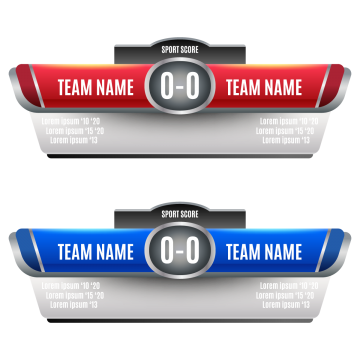360x360 Scoreboard Elements Design For And, Soccer, Scoreboard Png