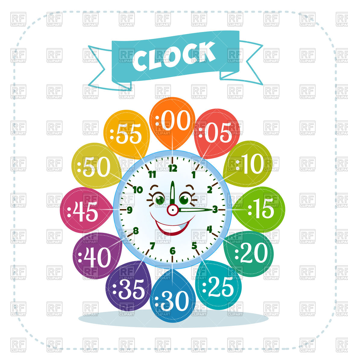 1155x1200 Telling Time Worksheet For School Kids Vector Image Of Design