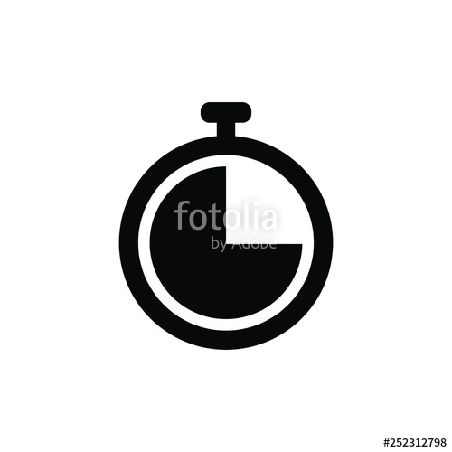 500x500 Time Symbol, Time Sign, Time Icon Vector Stock Image