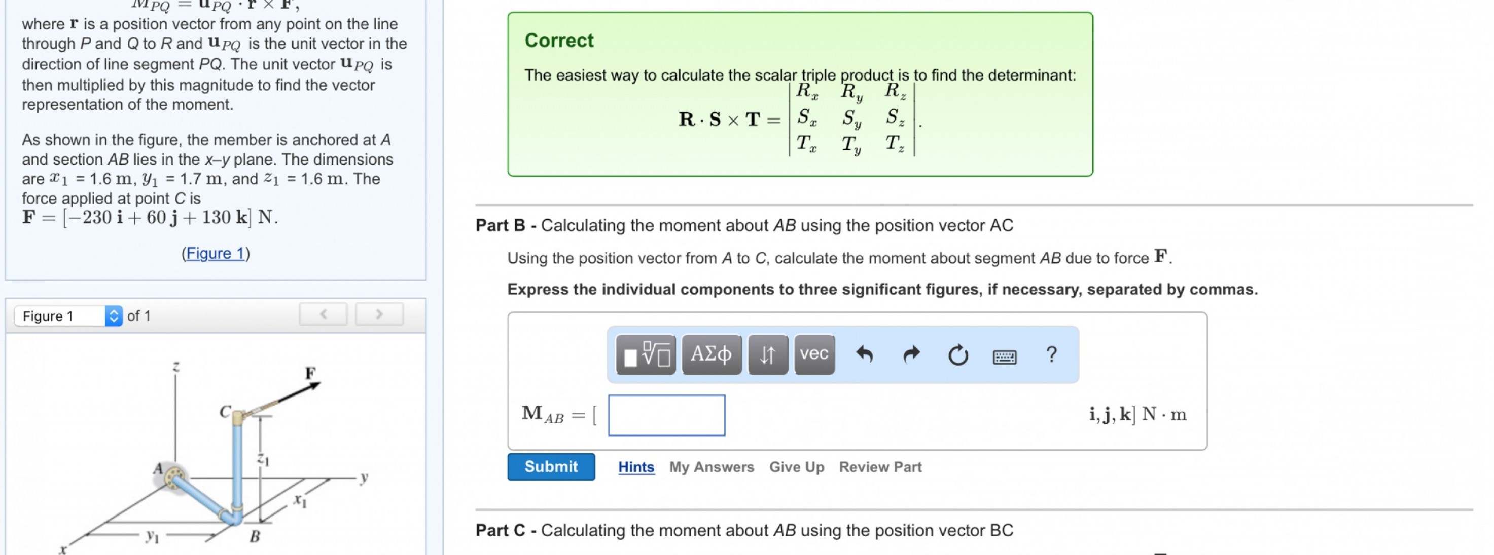 2946x1096 Mpq Upq Middot R Times R Position Vector Point Line P Q R Upq Unit
