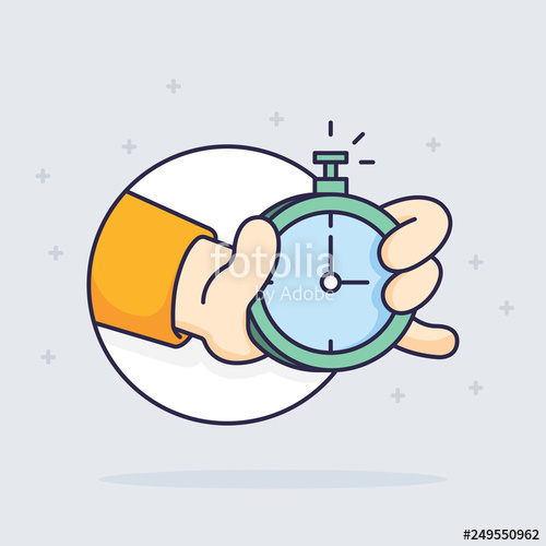 500x500 Timing Icon Concept Stock Image And Royalty Free Vector