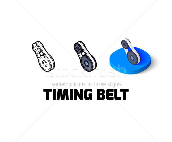 600x493 Timing Belt Icon In Different Style Vector Illustration Sidmay
