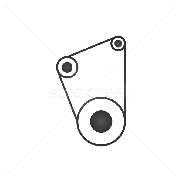 600x600 Timing Belt Icon Generator Strap Sign Repair Service Symbol