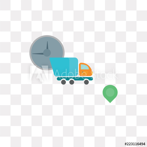 500x500 Timing Icon On Transparent Background Modern Icons Vector