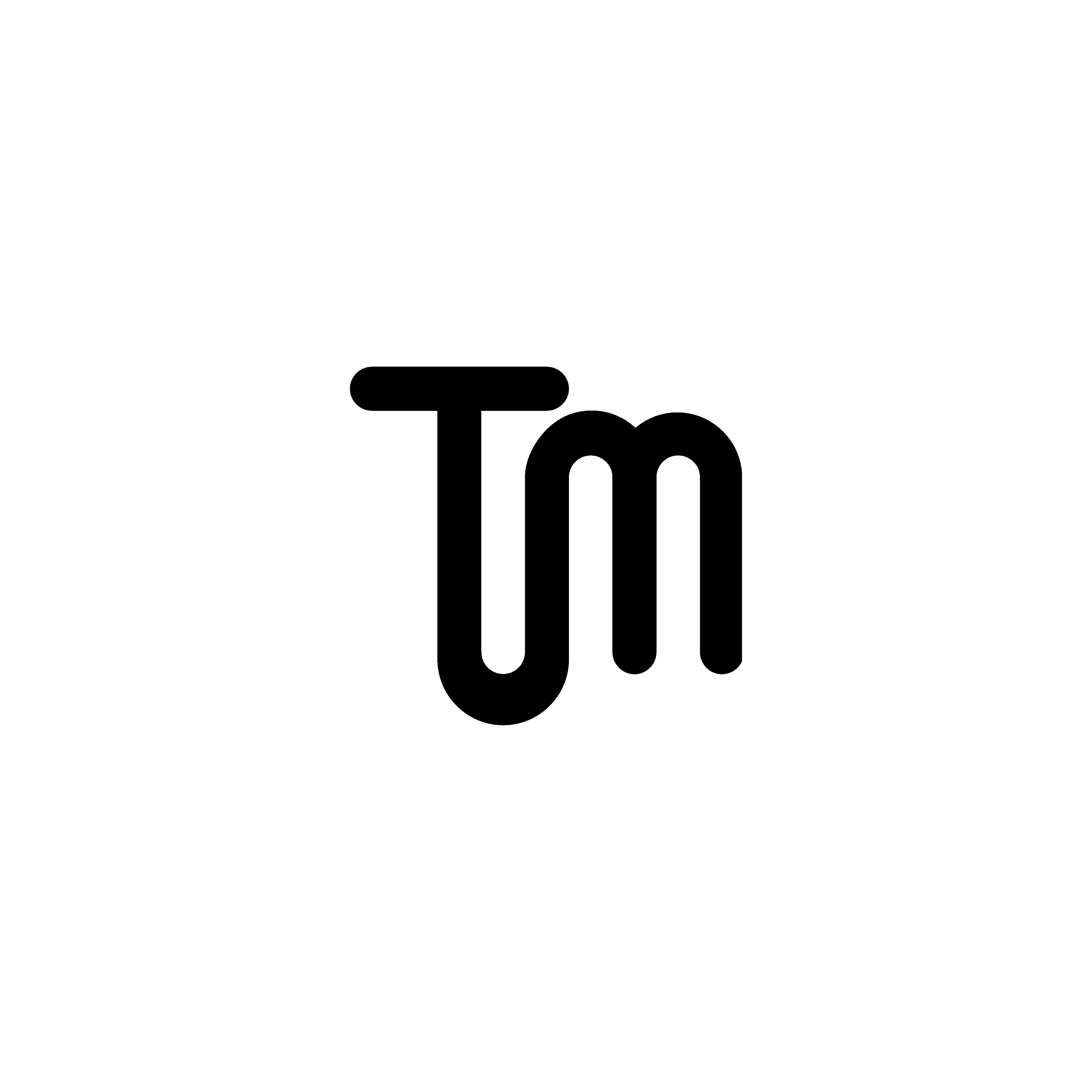 4000x4000 Tm Letter Logo Vector Lettering Letter Logo, Tm Logo, Lettering