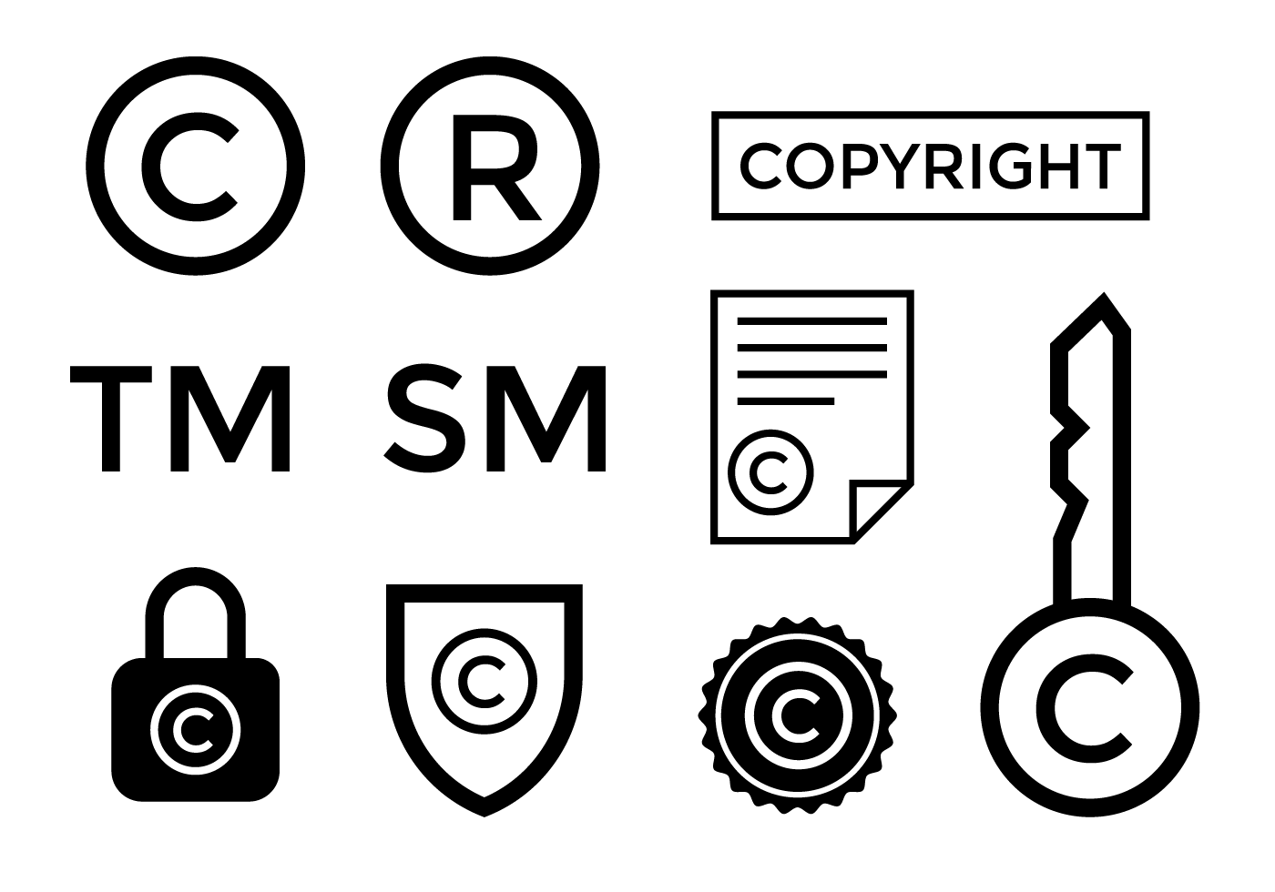 Trademark Symbol Free Vector Art 1400x980 Trademark Symbol Free Vector Art