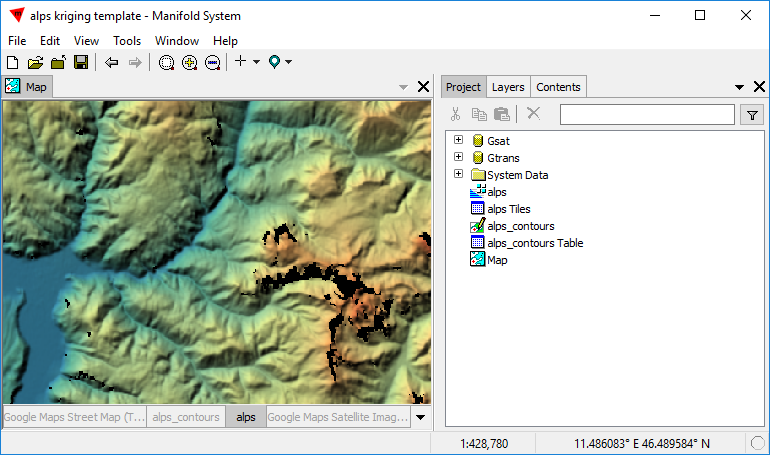 770x455 Example Vector To Raster Using Kriging