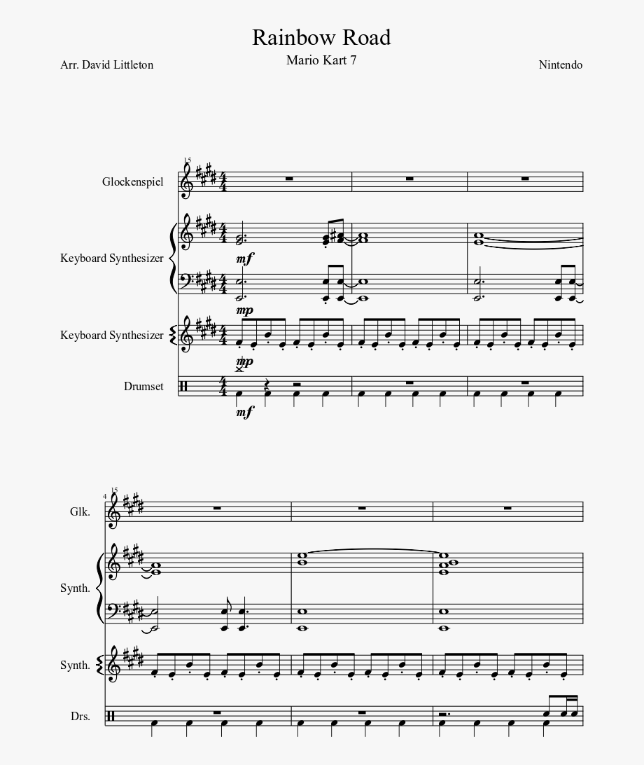 920x1092 Piano With Rainbow Music Notes Png