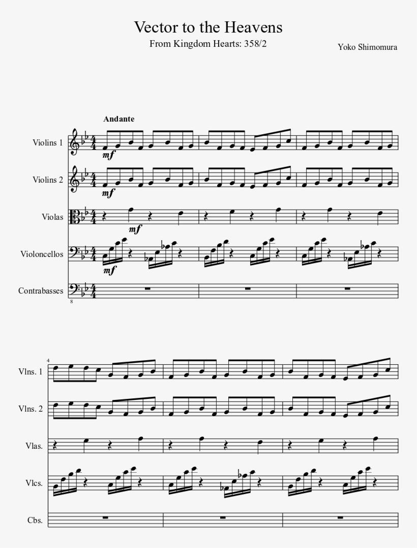 820x1077 Vector To The Heavens Sheet Music Composed