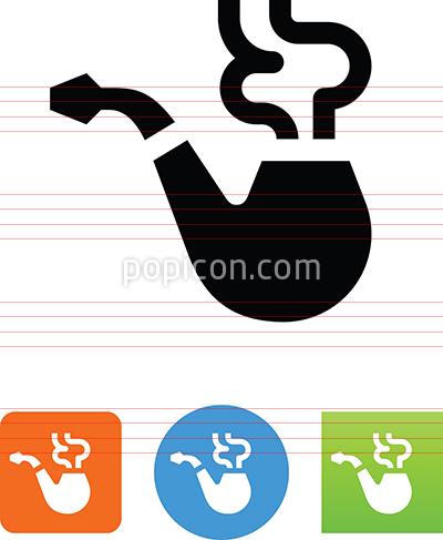 400x487 Vector Tobacco Pipe Icon