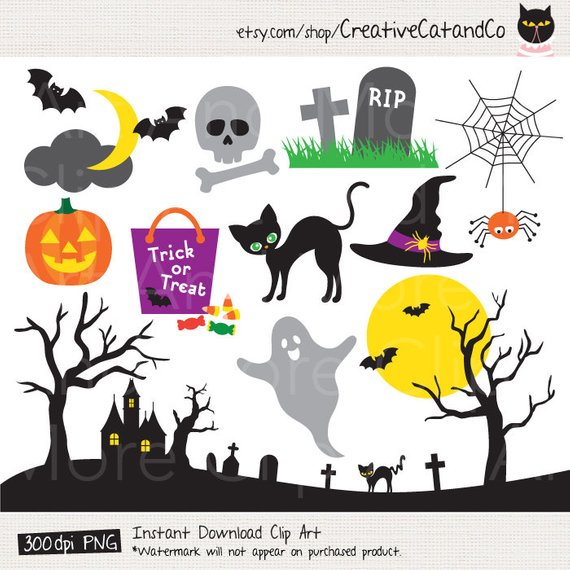 570x570 Halloween Clipart Tombstone And Ghost