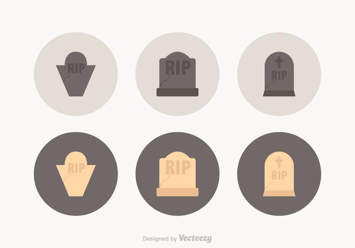 700x490 Tombstone Vector Icons