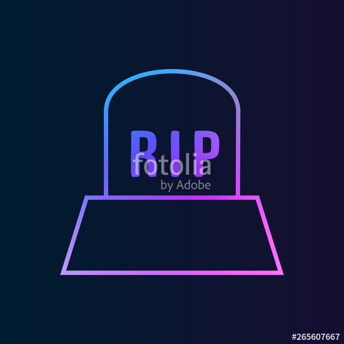 500x500 Tombstone Nolan Icon Simple Thin Line, Outline Vector