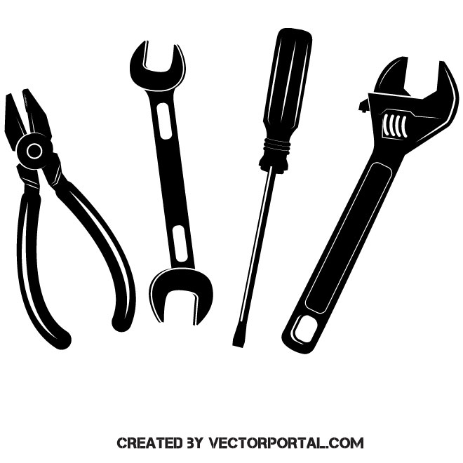 Hand Tools Vector Graphics 660x660 Hand Tools Vector Graphics